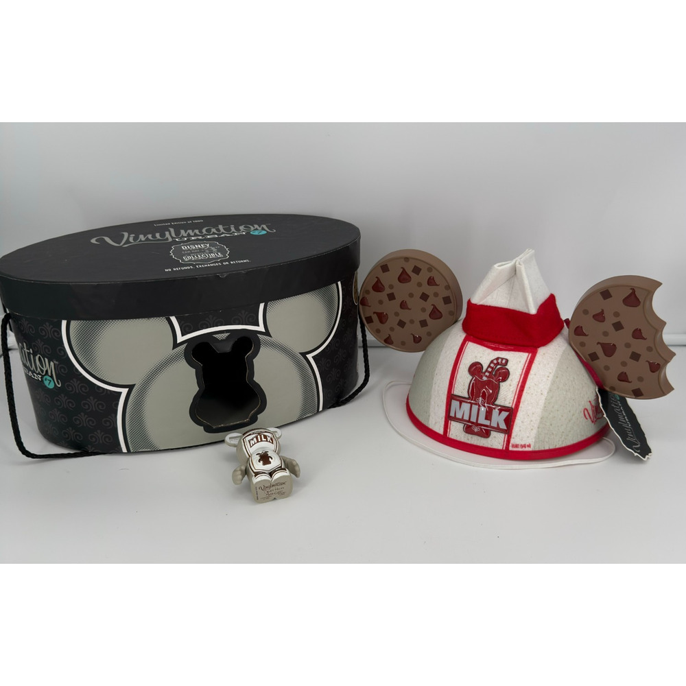 Disney Vinylmation Urban #7 Milk Ear Hat Limited Edition 1000 & 3" Vinylmation